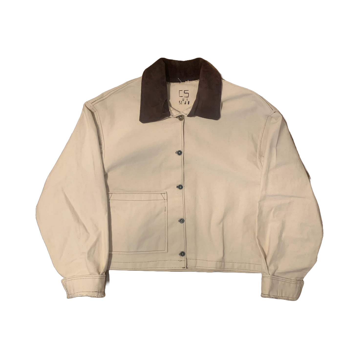 CROPPED WORK JACKET (OOO2) - cottonsmith